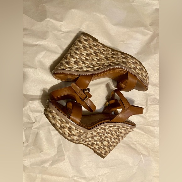 Coach | Size 6 | Brown Wedge Shoes | Like NEW - Picture 5 of 8